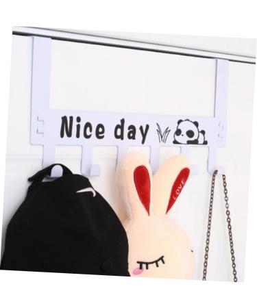 Cabilock 2pcs Metal Clothing Rack Coat Rack Door Hanger Door Hooks Coat Hanger Hanging Door Household 36X18CM As Shown - Buy Online on GoSupps.com