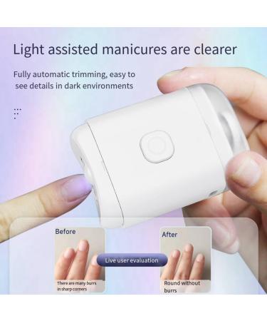 ANNJUC Nail Polisher Electric Nail Clipper Kids Adult Universal Automatic Nail Clipper Multifunctional Nail Grinder - Buy Online on GoSupps.com