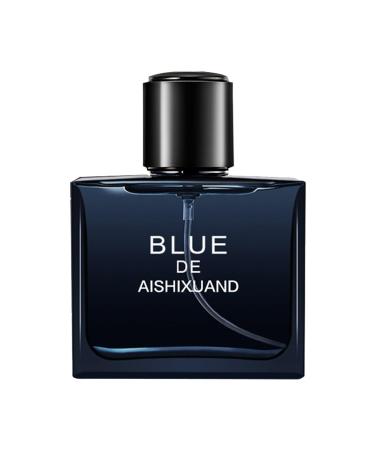 Men's Perfume Long Term Light Perfume Blue Eau De Toilette Long Lasting Fragrance Irresistible Luxury Perfumes for Men Holiday Gifts 8.32 Ounce (Pack of 1) Blue