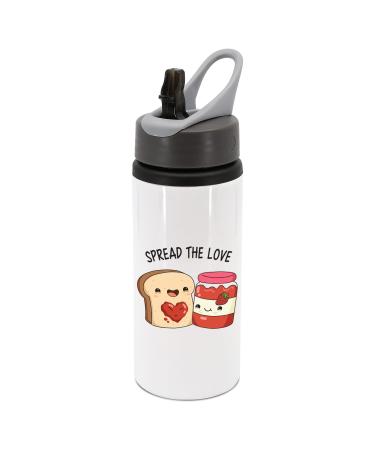 New Spirit Original Spread the love jam and toast water bottle with handle