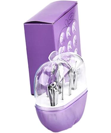 FOMIYES Nail Trimmer Nail Painting Kit Nail Manicure Kit Beauty Kit Nail Art Kit 8 in 1 Nail File Nail Clipper Kit Toe 9 in 1 Nail File Nail Clippers Set Major Beauty Tools Purple medium Purple - Buy Online on GoSupps.com