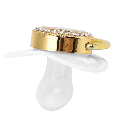 Bling Baby Pacifier | Healthy & Practical Silicone Baby Pacifier for Home Use - White - Buy Online on GoSupps.com