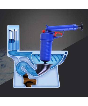 Household Cleaning Tools & Accessories dezirZJjx High-Pressure Pipe Dredging Device Pressure Pump Cleaner Bathroom Sink Toilet Drain Efficient Dredging- Blue - Buy Online on GoSupps.com