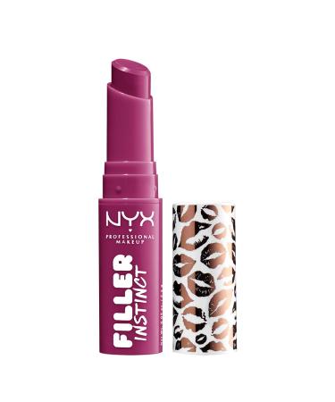 NYX PROFESSIONAL MAKEUP Filler Instinct Plumping Lip Color  Lip Balm - Bitten Pout (Berry Red)
