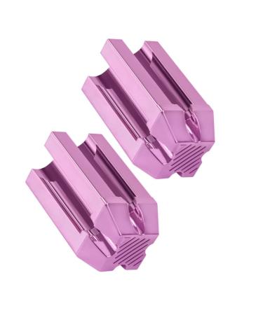 FOMIYES 2pcs Eyebrow Pencil Sharpener Device Eyeliner Sharpener Lipstick Pencil Sharpener Eyebrow Sharpener Eyebrow Liner Sharpener Cosmetic Rose Powder Second Generation Plastic