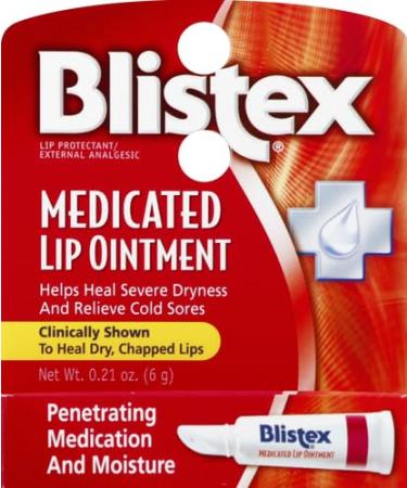 Blistex Medicated Lip Ointment 0.21 oz - Soothing Relief for Dry Chapped Lips | Buy Now - Buy Online on GoSupps.com
