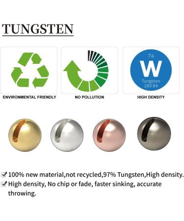 MUUNN 200pcs Tungsten Beads Slotted Nymph Head for Fly Tying - 2.8mm (50Pcs Per Color) - Buy Online on GoSupps.com