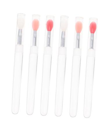 FOMIYES 12 Pcs Lip Brush Makeup Lipstick Brushes Silicone Makeup Brush Make up for Face U as Acrilicas Professional Lip Scrub Face Sequins Lipstick Pen Major Travel