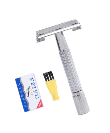 Minkissy Electrorasier Electric Razor Vintage Razor Razor Wet Razing Face Razier For Men Razor Razor Double Shave Mann As shown Size 2