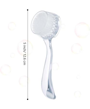 3-Piece Acrylic Handled Face Brush Set for Gentle Exfoliation and Makeup Removal - Buy Online on GoSupps.com