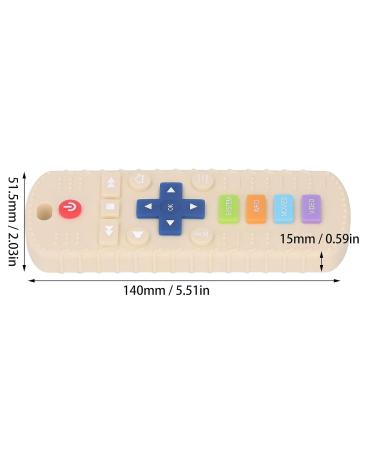 Silicone TV Control Teething Toy for Infants and Toddlers - White - Buy Online on GoSupps.com