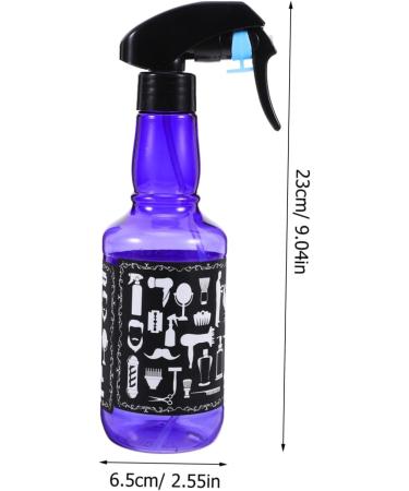 Lurrose Purple Hairspray Bottle - Empty Stylist Spray Bottle for Curly Hair | Hairdresser Accessories | International Shipping - Buy Online on GoSupps.com