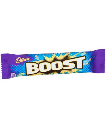 Cadbury Boost Chocolate Bar 48.5g Full Bar Chocolate Bar Cabury Milk Chocolate With Caramel And Biscuit Filling Bar (24) - Buy Online on GoSupps.com