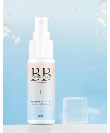 BB Whitening Spray - All-in-One Brightening Moisturizing Spray Hydrating Skin Tint with Buildable Coverage Lightweight Concealer & Makeup Base for Instant Glow 20ml (2-Pack) - Buy Online on GoSupps.com