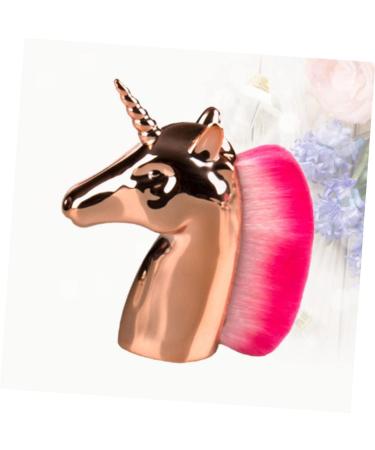 POPETPOP 1pc Tuck in Foundation Makeup Unicorn Makeup Make up Liquid Foundation Brush Foundation Brush for Liquid Makeup Major Horse Head 9x8cm Pink - Buy Online on GoSupps.com