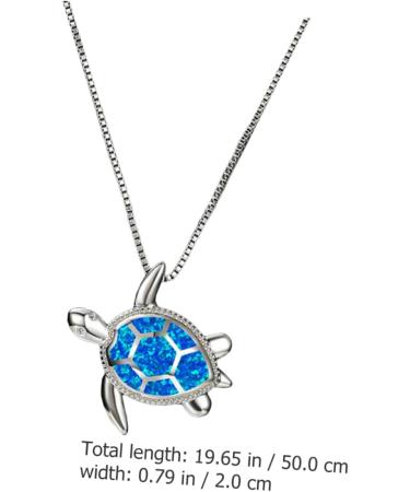 ibasenice Turtle Necklace Sea Neck Themed Pendant Theme Fashionable Beach Fashion Accessory Jewelry Necklace Ocean Turtle - Buy Online on GoSupps.com