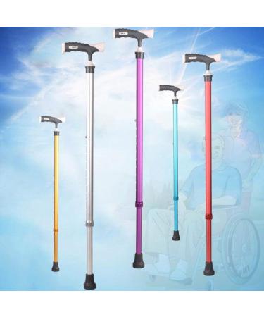 Walking Stick Crutches Medical Anti-Slip Elderly Multi-Functional Lightweight Walking Stick Adjustable 10 Height Walking Stick Bathing in Sunlight - Buy Online on GoSupps.com