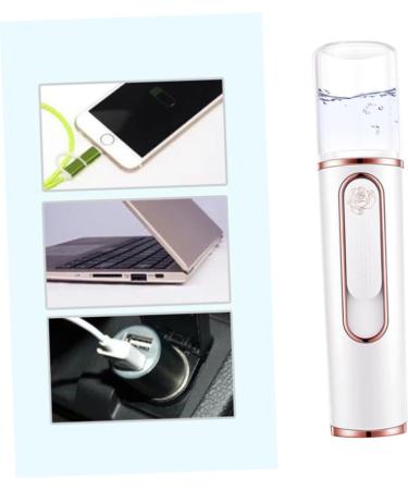 Housoutil Nanometer Sprayer Facial Sprayer Rechargeable Mist Sprayers Personal Moisturizing Humidifier Facial Mist Clarinet Bags Clippers Brush Cleaner Skin Care White Face Steamer - Buy Online on GoSupps.com
