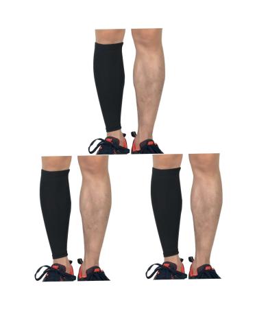 Toddmomy 3pcs Calf Compression Sleeve Calf Sleeves Leg Calf Support Leg Shin Sleeve Leg Calf Guard Calf Support Guard Basketball Shin Guards Socks Men and Women Riding