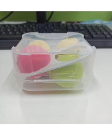 AUAUY 4Pcs Makeup Sponges Set - Professional Beauty Sponge Set for Foundation Blending - Multi-colored Fruit Shape Sponges for Cream, Liquid, and Powder - Dry & Wet Use - Buy Online on GoSupps.com
