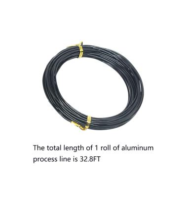 2mm 65.6 FT Black Aluminum Craft Wire for Sculpting, Jewelry Making & Crafting - Buy Online on GoSupps.com