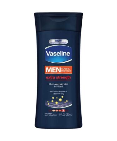 Vaseline Extra Strength Lotion for Men 284 ml 295 ml (Pack of 3)