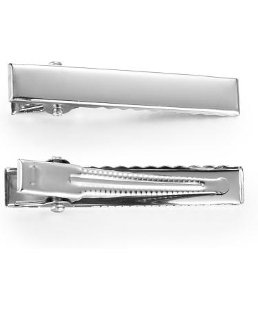 Wynameleri 42mm star hair clip silver secure hair clips grips for short hair 1.65" mini metal hair slide clips flat metal hair pins - Buy Online on GoSupps.com