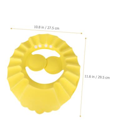 FRCOLOR 2pcs Shampoo Cap Bonnets for Toddlers - Bath Visor & Sun Hat Combo | Assorted Colors | 29.5X27.5CM - Buy Online on GoSupps.com