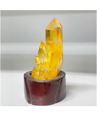 Crystal Rough Crystal Natural Cluster Specimen Electroplating Stone Home Decor Suitable for Home Office Decoration - Buy Online on GoSupps.com