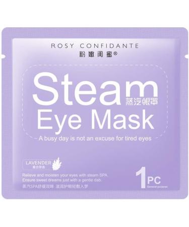 Idealyuan 10 Packs Lavender Heated Steam Eye Mask for Dry Puffy Fatigue Self-heating Disposable Space Eye Masks (Lavender-2) 2lavender - Buy Online on GoSupps.com