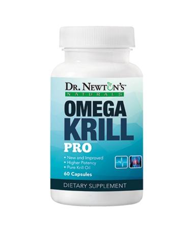 Dr. Newton s Naturals OmegaKrill Pro EPA & DHA Omega 3 Pristine Krill Oil Brain Joints Eyes - 60 Softgels