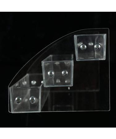 AYNEFY Acrylic Nail Polish Stand - 3 Layers Makeup Organizer Display - Clear Storage Holder (31x13.3x11cm) for All Nail Polish Enthusiasts - Buy Online on GoSupps.com