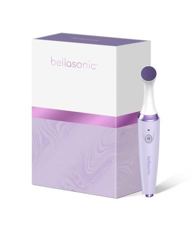 BELLASONIC 4-in-1 Rechargeable Electric Nail File Set with Travel Pouch – Unique Oscillating Head – Shape, Smooth, Buff & Shine Nails – Remove Cuticles & Calluses (Purple/Purple Metallic)