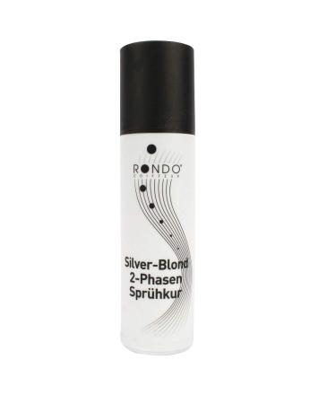 Rondo Silver Blond 2-Phase Spray Treatment 200ml Leave-In Treatment Spray Conditioner (1 piece) 200 ml (1 pack)