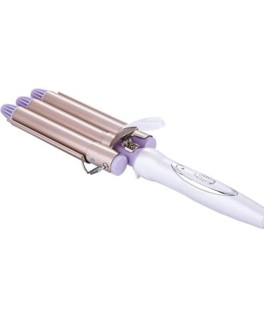 Shop 3-Barrel 22mm Hair Curling Iron - Adjustable Temp Hair Waver & Crimper for Perfect Curls | International Shipping Available - Buy Online on GoSupps.com