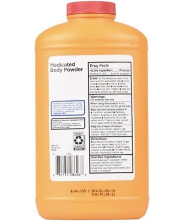 Buy Equate Medicated Body Powder 10 oz - Soothing Relief for Skin Irritations | International Shipping Available - Buy Online on GoSupps.com