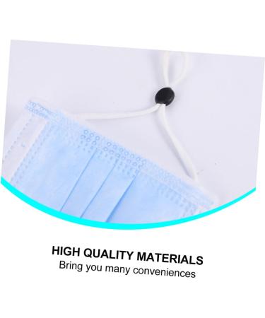 Buy Beaupretty 1000 Pieces Elastic Plastic Buckle - Round Cutting Buckle for Enhanced Elastic Interface | International Shipping Available - Buy Online on GoSupps.com