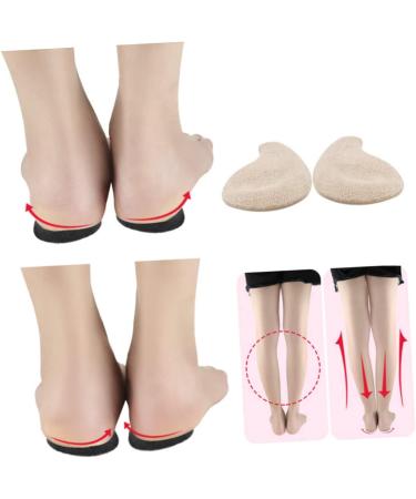 6 Pairs Chic Half Heel Insoles - Fashionable Shoe Pads for Comfort & Heel Correction - Buy Online on GoSupps.com