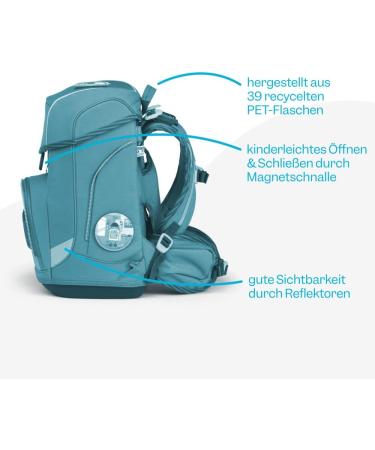 Cubo Schulranzen-Set 5tlg. inkl. Klettie-Set - Buy Online on GoSupps.com
