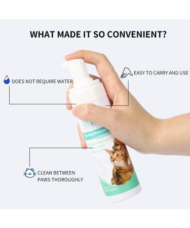 FAMOUS Waterless Cat & Dog Shampoo for Hairball Relief - Hypoallergenic, Natural Ingredients, Sulfate & Alcohol Free - Buy Online on GoSupps.com