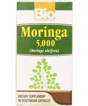 Bio Nutrition Moringa 5000mg 90 Ct - Premium Quality Superfood Supplement - Buy Online on GoSupps.com