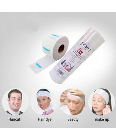 Ican 5 Rolls Barber Neck Strips | Disposable Stretch Paper Neck Protection Bands (500 Strips) - Shop Internationally - Buy Online on GoSupps.com