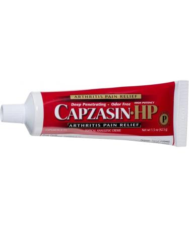Capzasin-HP Arthritis Relief Cream 1.5oz (Pack of 2) - Topical Analgesic for Pain Relief - Buy Online on GoSupps.com