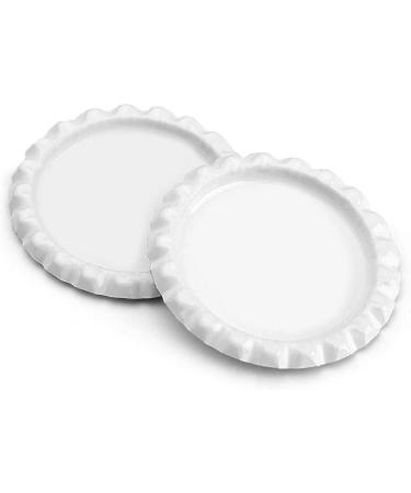Flat Decorative Bottle Caps for Hair Bows & DIY Crafts - White 100pcs - Buy Online on GoSupps.com