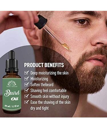 Premium Beard Oil for Men - Softens & Strengthens Beards Conditions Skin Stops Itching | Perfect Gift for Fathers & Husbands - Buy Online on GoSupps.com