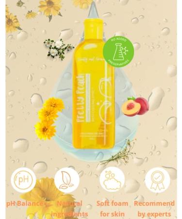  EXQST Pretty Peach Blossom Shower Gel for Women Sunflower Oil Lotion for Women Eliminates Odors Moisturizes and Takes Care of Women's Health - Buy Online on GoSupps.com