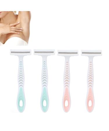 4 Pack Women's Razors - Portable Lightweight Non-Slip Hair Removal Pink | Ideal for Smooth Skin - Buy Online on GoSupps.com