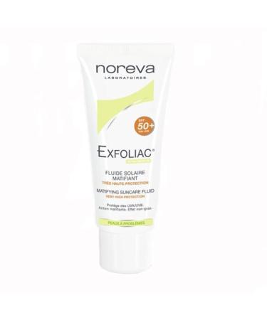 Noreva Exfoliac SPF50+ Mattifying Sun Fluid 40ml