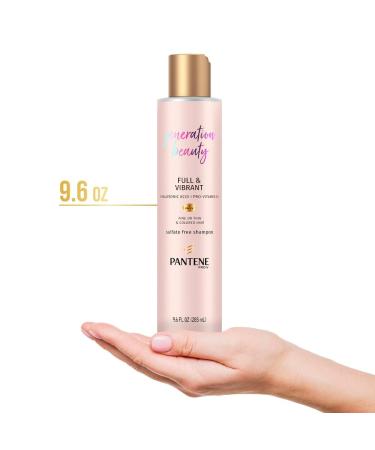 Buy Pantene Generation Beauty Full & Vibrant Shampoo with Hyaluronic Acid - 9.6 Fl Oz | International Shipping Available - Buy Online on GoSupps.com