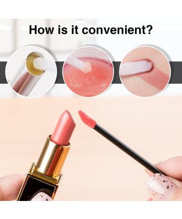 BUYGOO 300PCS Disposable Lip Brushes Lipstick Applicator Lip Gloss Applicators Lip Wands for Lip Makeup Lipstick Wands Gloss Applicator Disposable MakeUp Lip Brush (Black) - Buy Online on GoSupps.com